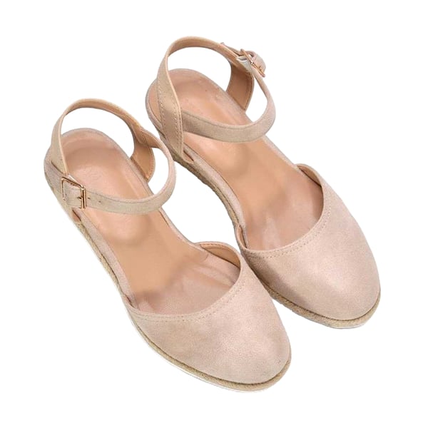 XY London Womens/Ladies Joey Ankle Strap Wedge Espadrilles