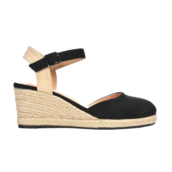 XY London Womens/Ladies Joey Ankle Strap Wedge Espadrilles