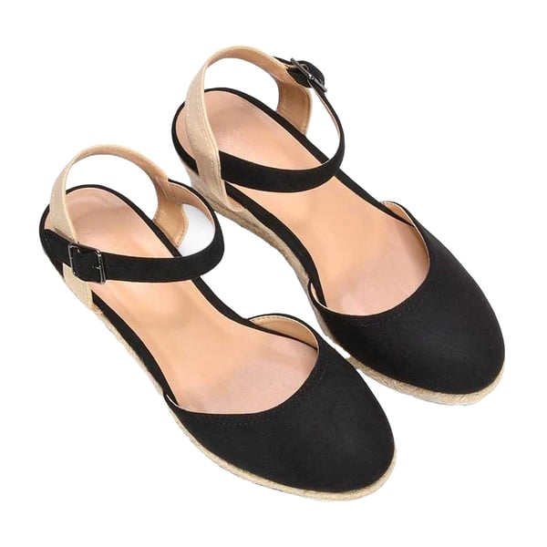 XY London Womens/Ladies Joey Ankle Strap Wedge Espadrilles