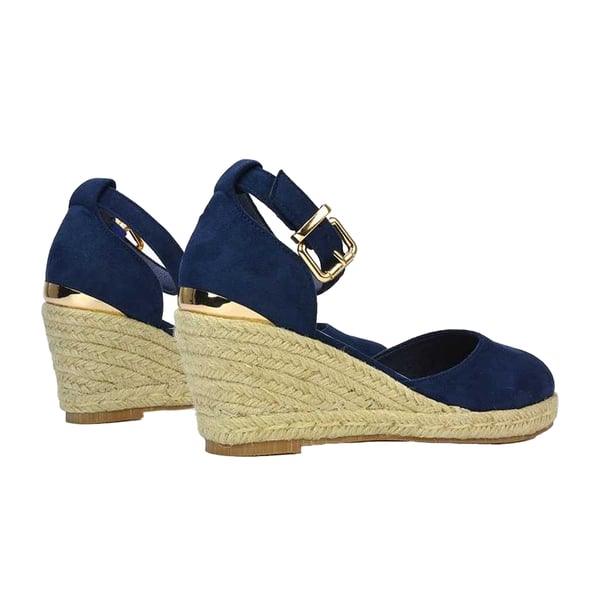 XY London Womens/Ladies Forest Closed Toe Wedge Espadrilles