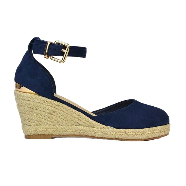 XY London Womens/Ladies Forest Closed Toe Wedge Espadrilles