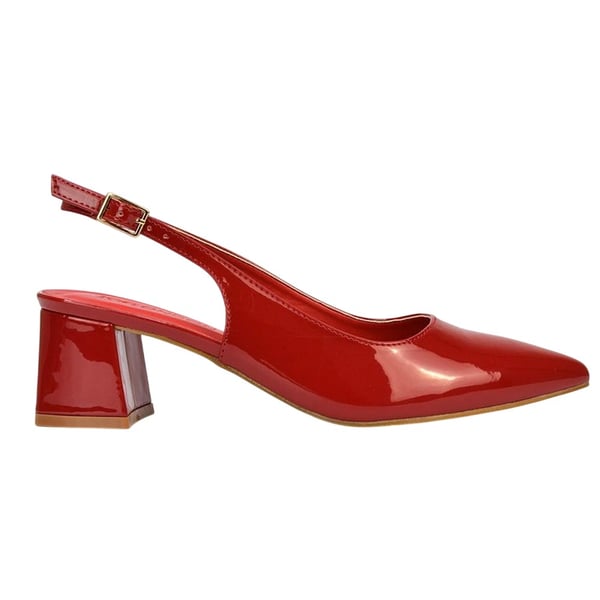 XY London Becky Pumps för kvinnor/damer i lackläder med slingback