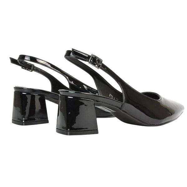 XY London Womens/Ladies Becky Patent Leather Sling Back Court Pumps
