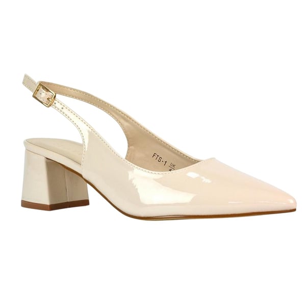 XY London Becky Pumps för kvinnor/damer i lackläder med slingback