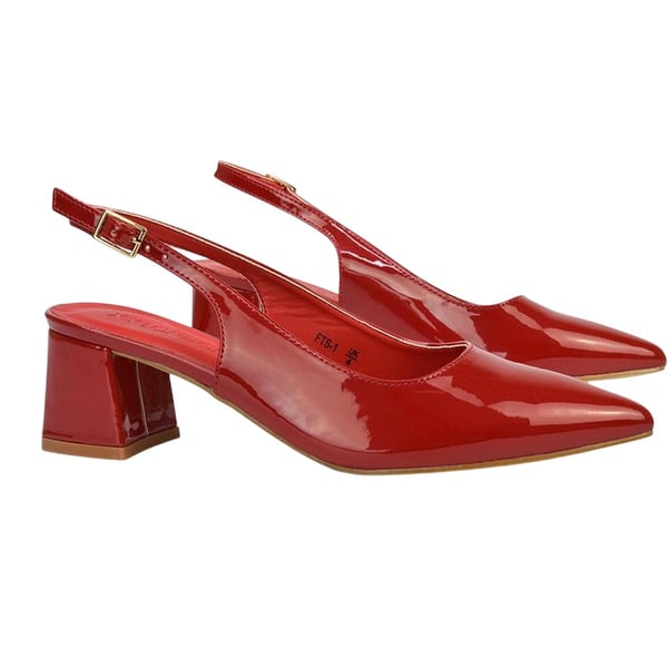 XY London Becky Pumps för kvinnor/damer i lackläder med slingback