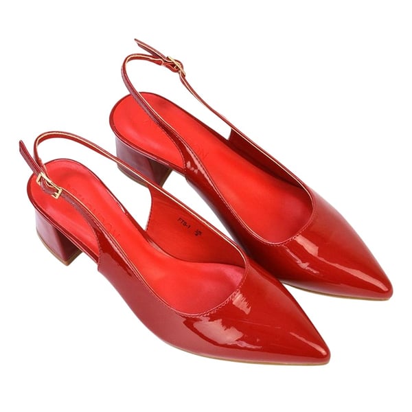 XY London Becky Pumps för kvinnor/damer i lackläder med slingback