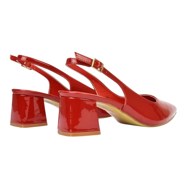 XY London Becky Pumps för kvinnor/damer i lackläder med slingback