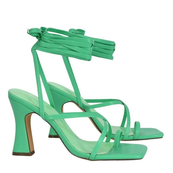 XY London Womens/Ladies Dylan Lace Up High Block Heel Sandals