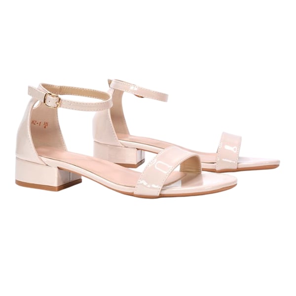 XY London Womens/Ladies Tate Ankle Strap Low Block Heel Sandals
