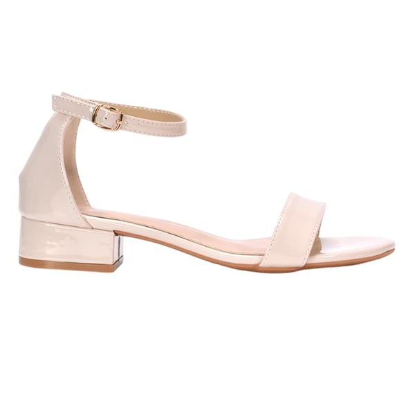 XY London Womens/Ladies Tate Ankle Strap Low Block Heel Sandals