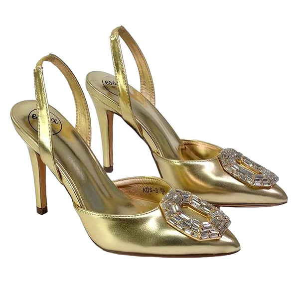 XY London Womens/Ladies Issy Diamante Pointed High Stiletto Heel Sandals