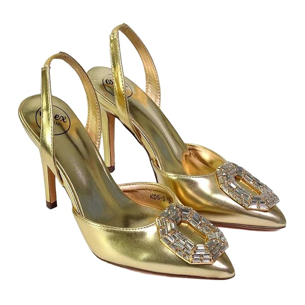 XY London Womens/Ladies Issy Diamante Pointed High Stiletto Heel Sandals