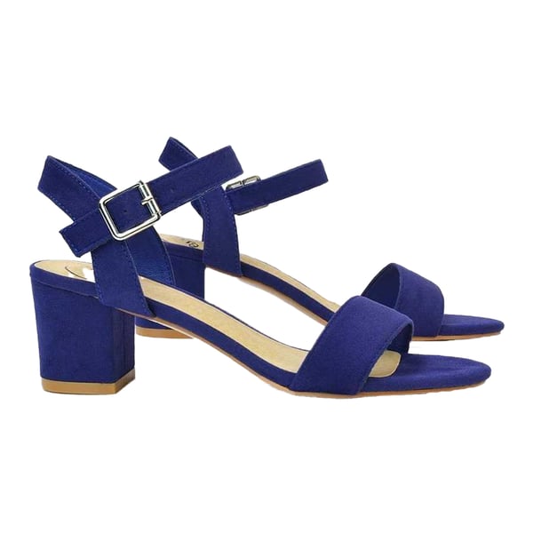 XY London Womens/Ladies Jessica Strappy Open Toe Medium Block Heel Sandals