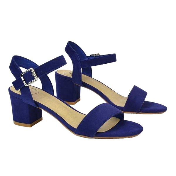 XY London Womens/Ladies Jessica Strappy Open Toe Medium Block Heel Sandals