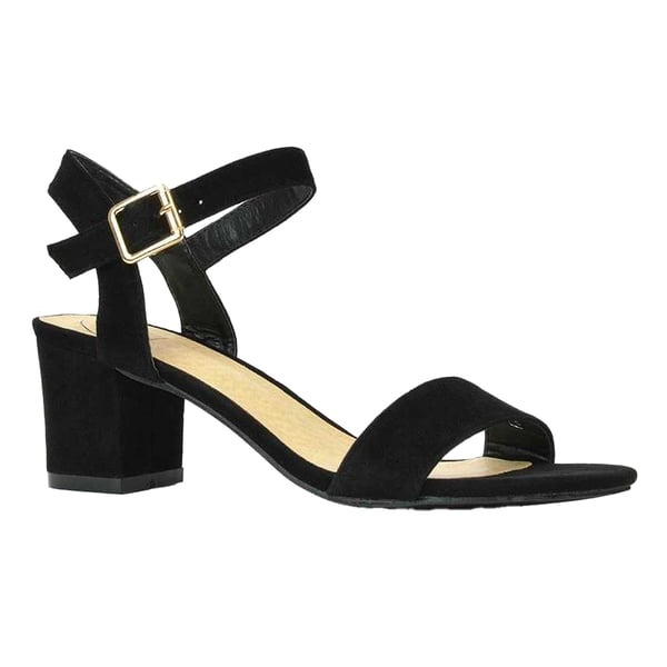 XY London Womens/Ladies Jessica Strappy Open Toe Medium Block Heel Sandals XY London Womens/Ladies Jessica Strappy Open Toe Medium Block Heel Sandals