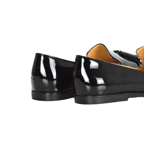 XY London Womens/Ladies Betsy Tassel Pointed Flat Loafers