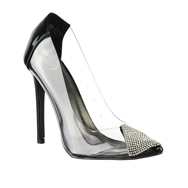 XY London Dam/Kvinnor Kaz Patent Stilettklack Pumps XY London Dam/Kvinnor Kaz Patent Stilettklack Pumps