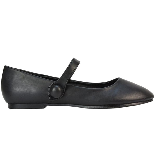 XY London Dam Joanna Platta Mary Janes med Stängd Tå