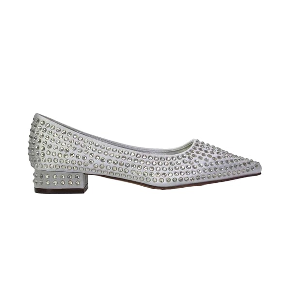XY London Dam/Kvinnor Gemini Diamante Bröllop Låg Blockklack Pumps XY London Dam/Kvinnor Gemini Diamante Bröllop Låg Blockklack Pumps