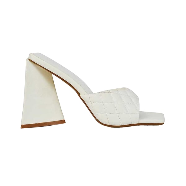 XY London Womens/Ladies Maylin Quilted Sculptured Heel High Heels