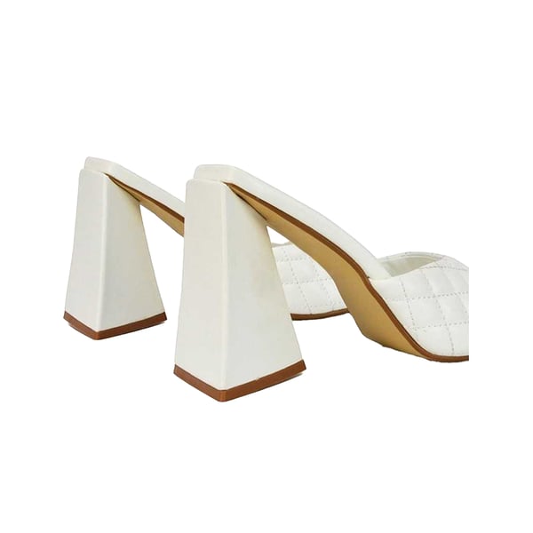 XY London Womens/Ladies Maylin Quilted Sculptured Heel High Heels