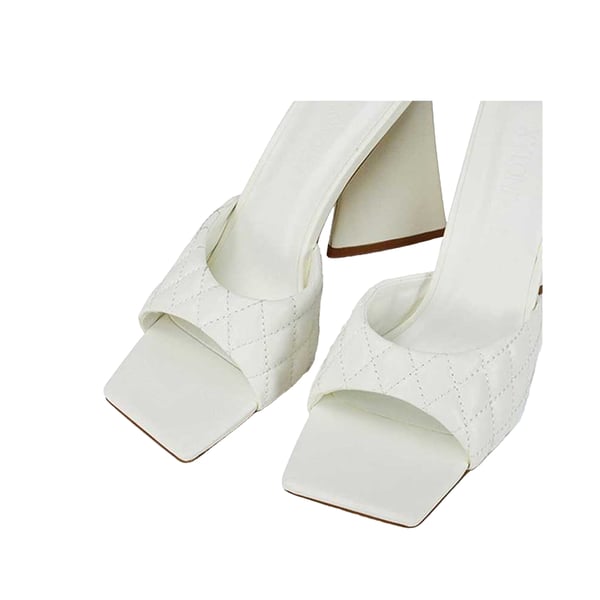 XY London Womens/Ladies Maylin Quilted Sculptured Heel High Heels