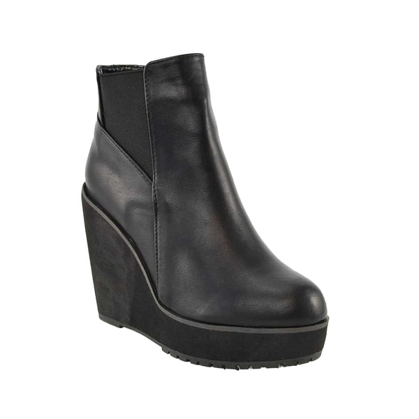 XY London Womens/Ladies Roweena High Wedge Ankle Boots XY London Womens/Ladies Roweena High Wedge Ankle Boots