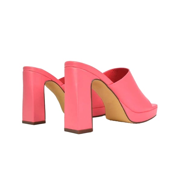 XY London Womens/Ladies Presley High Block Heel Mule Sandals