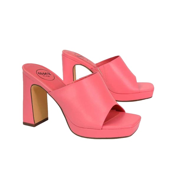 XY London Womens/Ladies Presley High Block Heel Mule Sandals