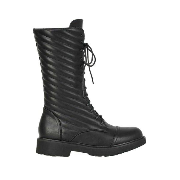 XY London Womens/Ladies Meadow Flat Combat Boots