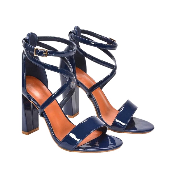 XY London Womens/Ladies Briella Strappy High Block Heel Sandals