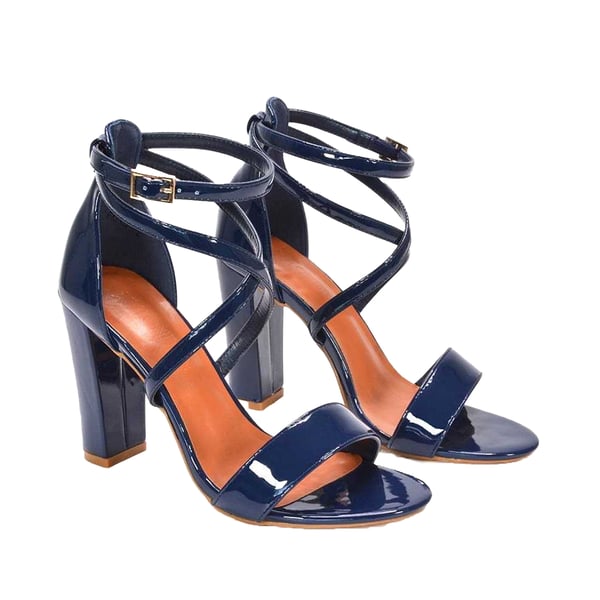 XY London Womens/Ladies Briella Strappy High Block Heel Sandals