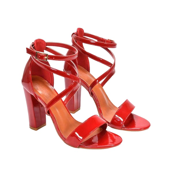 XY London Womens/Ladies Briella Strappy High Block Heel Sandals