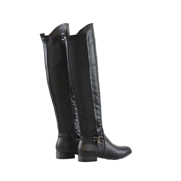 XY London Womens/Ladies Bella Elasticated Flat Long Boots