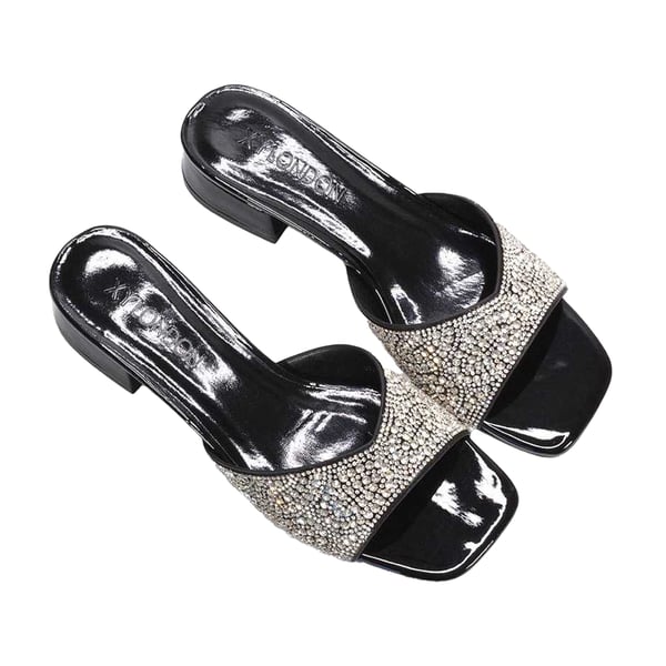 XY London Womens/Ladies Erica Patent Mules
