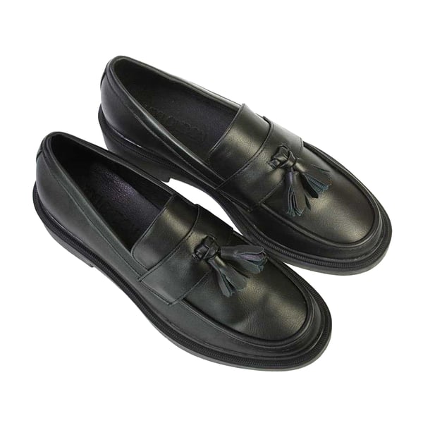 XY London Womens/Ladies Alida Tassel Chunky Flat Loafers