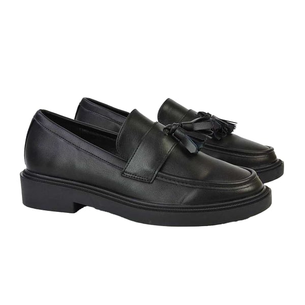XY London Womens/Ladies Alida Tassel Chunky Flat Loafers