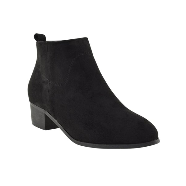 XY London Womens/Ladies Melodie Zip Low Block Heel Cowboy Boots XY London Womens/Ladies Melodie Zip Low Block Heel Cowboy Boots