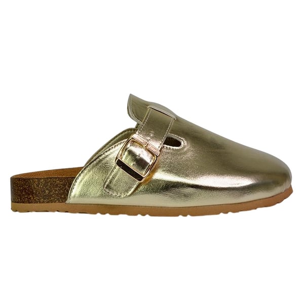 XY London Womens/Ladies Lucy Metallic Cork Slip-on Mules