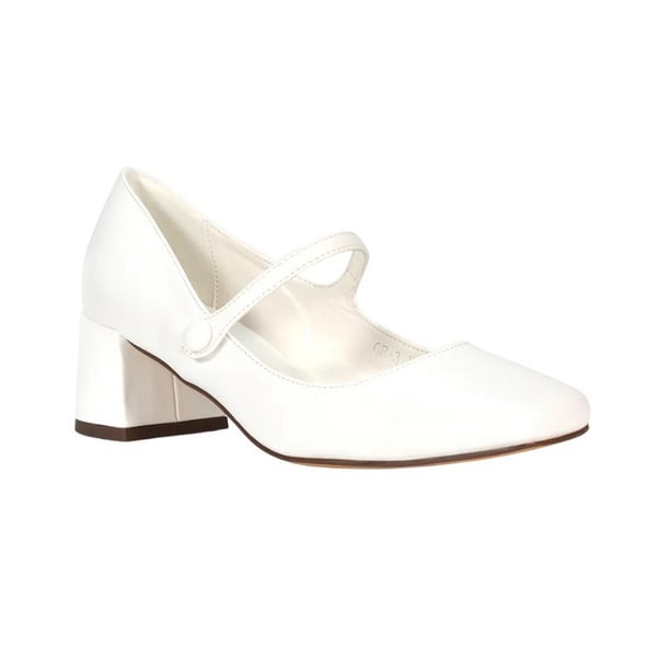 XY London Dam/Kvinnor Leneka Låg Blockklack Pumps med Rem Framtill
