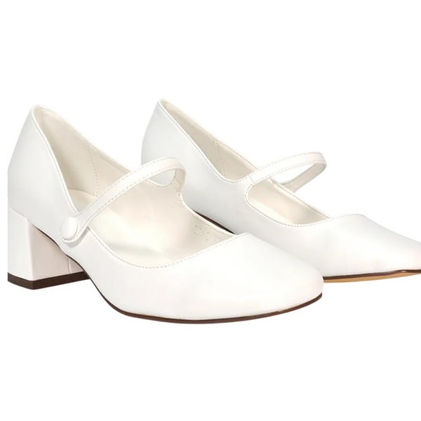 XY London Dam/Kvinnor Leneka Låg Blockklack Pumps med Rem Framtill