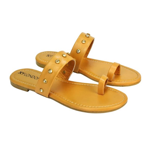 XY London Womens/Ladies Isobel Diamante Leather Sandals