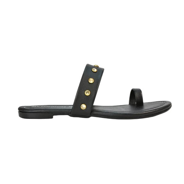 XY London Womens/Ladies Isobel Diamante Leather Sandals