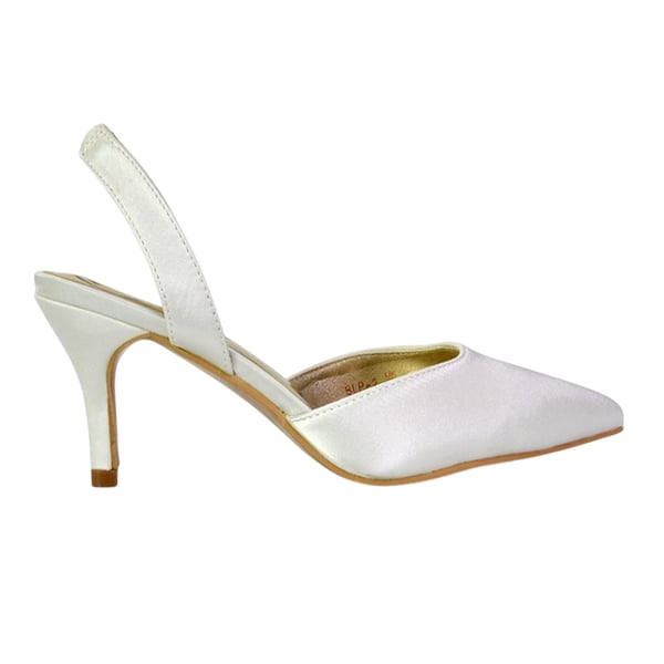 XY London Dam Imogen Sling Back Stilettklack Pumps