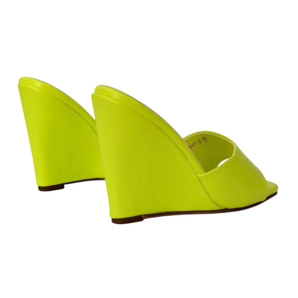 XY London Womens/Ladies Otis High Heel Wedge Mules