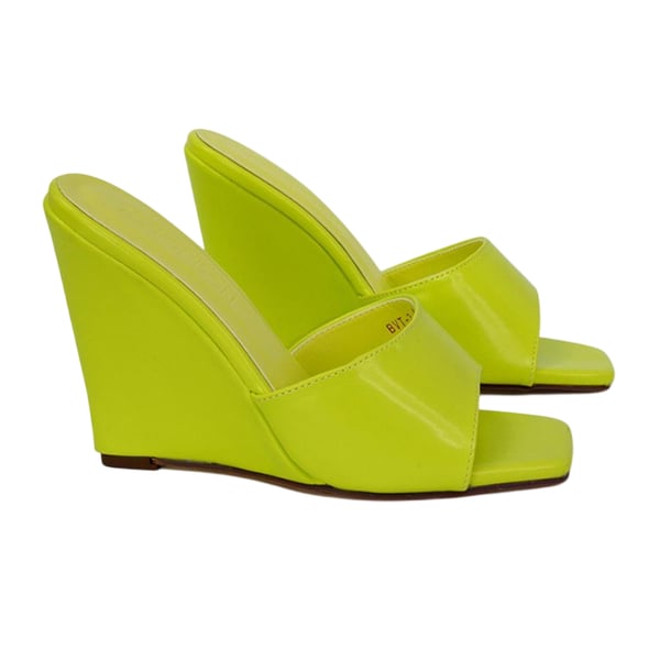 XY London Womens/Ladies Otis High Heel Wedge Mules