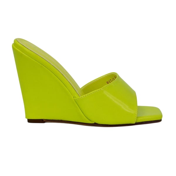 XY London Womens/Ladies Otis High Heel Wedge Mules