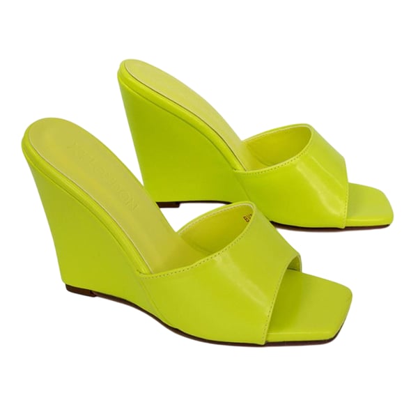 XY London Womens/Ladies Otis High Heel Wedge Mules