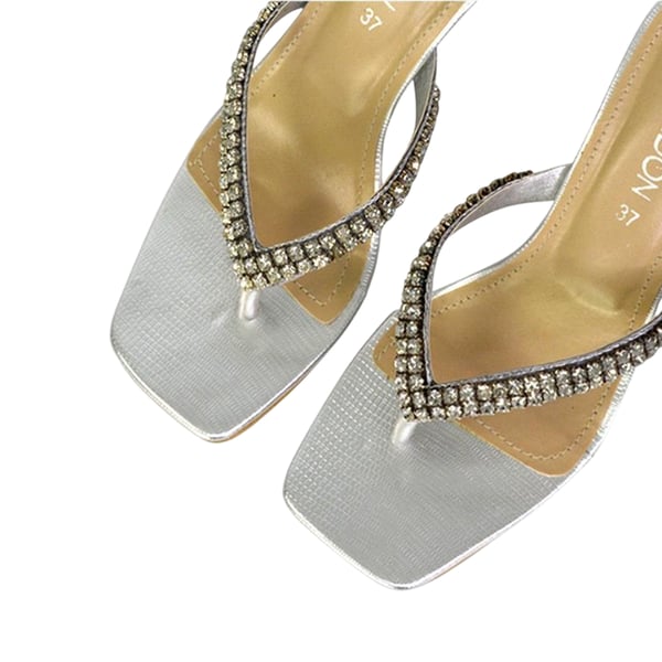 XY London Womens/Ladies Lynn Diamante Kitten Heel Sandals