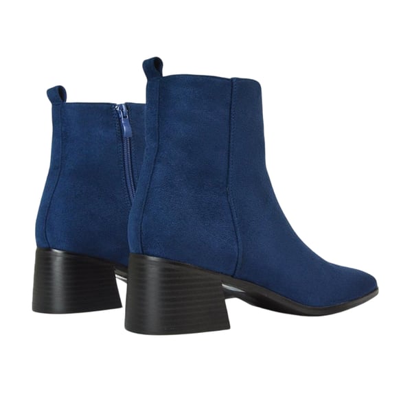 XY London Womens/Ladies Angela Low Block Heel Ankle Boots